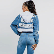 Load image into Gallery viewer, Tour Patch Denim Jacket
