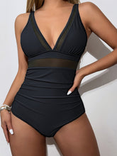 Load image into Gallery viewer, V-Neck One-Piece Swimwear
