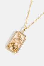 Load image into Gallery viewer, Rhinestone Constellation Pendant Copper Necklace
