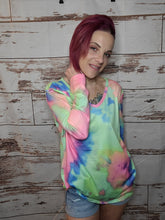 Load image into Gallery viewer, Tie Dye Long Sleeve Top
