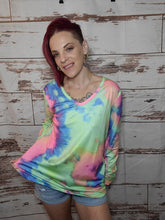 Load image into Gallery viewer, Tie Dye Long Sleeve Top
