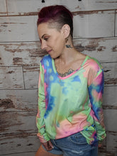 Load image into Gallery viewer, Tie Dye Long Sleeve Top
