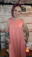Load image into Gallery viewer, Just Peachy Tank Dress
