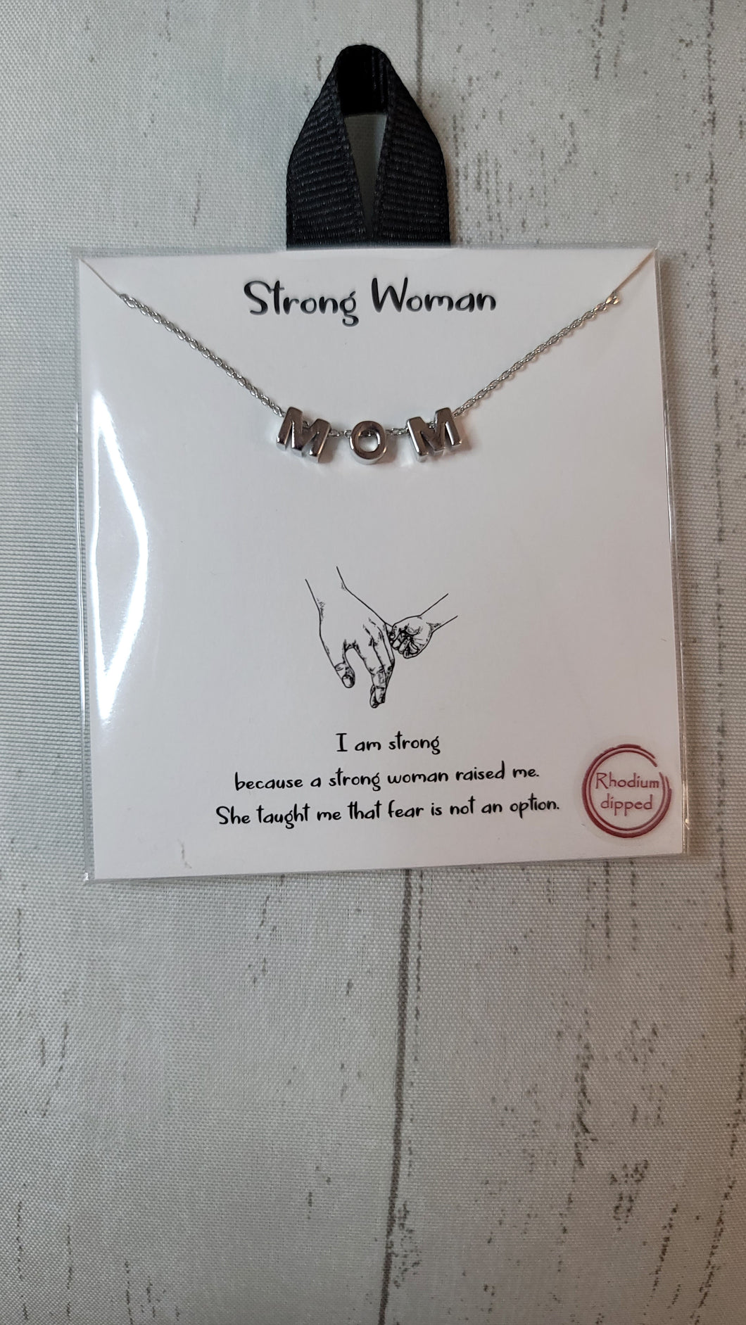 *STEAL!* Mom Block Letter Necklace