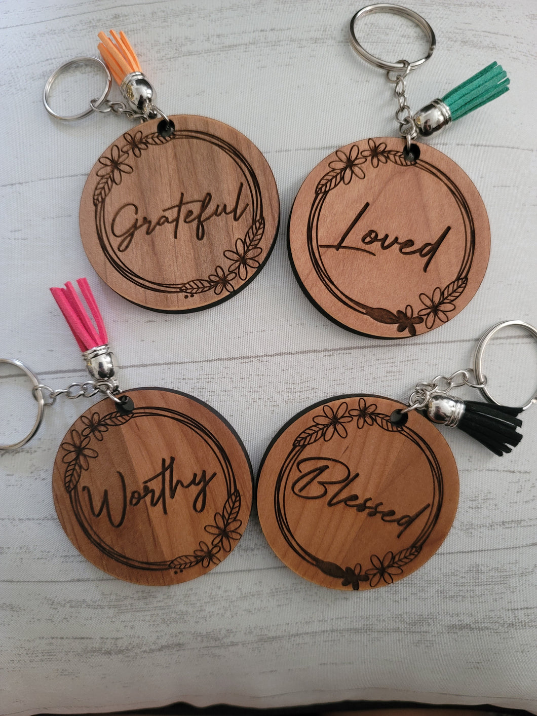 Wooden Keychains