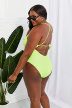 Load image into Gallery viewer, High Tide One-Piece (Lemon-Lime)
