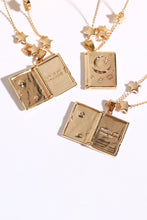 Load image into Gallery viewer, Star and Moon Copper 14K Gold-Plated Necklace
