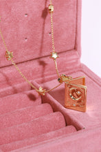 Load image into Gallery viewer, Star and Moon Copper 14K Gold-Plated Necklace
