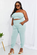 Load image into Gallery viewer, Stylish Comfort Smocked Tube Top &amp; Joggers Set
