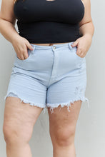 Load image into Gallery viewer, Katie High Waisted Shorts (Ice Blue)
