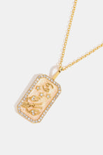 Load image into Gallery viewer, Rhinestone Constellation Pendant Copper Necklace
