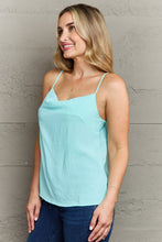 Load image into Gallery viewer, For The Weekend Loose Fit Cami (mint)
