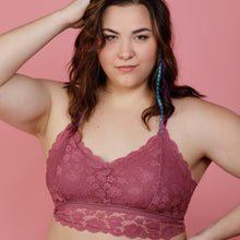 Load image into Gallery viewer, Juliette Deluxe Lace Bralette - Tea Rose
