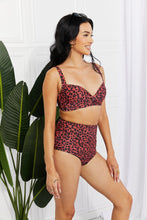 Load image into Gallery viewer, Take A Dip Twist High-Rise Bikini (Ochre)
