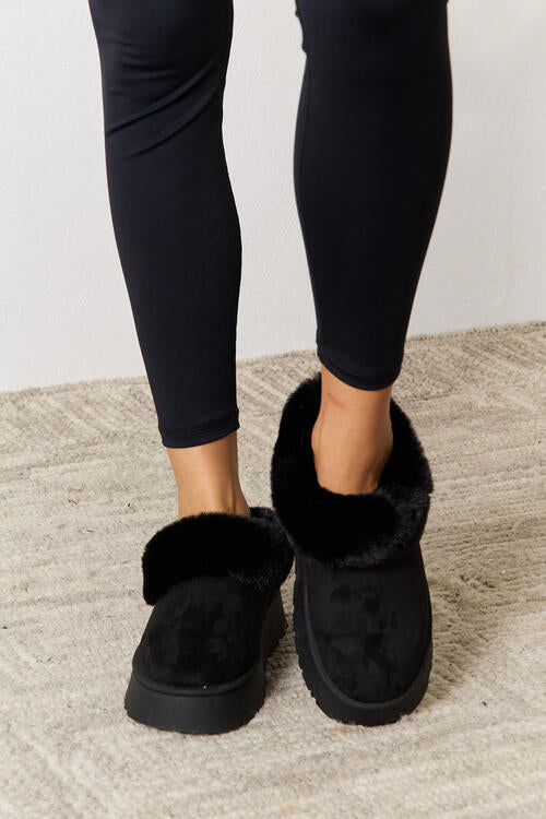 Legend Has It Chunky Platform Ankle Booties