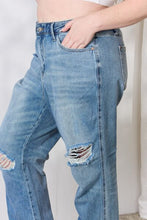 Load image into Gallery viewer, Judy Blue* Megan Distressed Raw Hem Straight Leg Jeans
