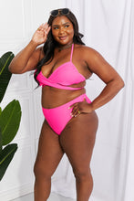 Load image into Gallery viewer, Summer Splash Halter Bikini Set (Pink)
