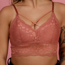 Load image into Gallery viewer, Luna Lace Bralette-Brick
