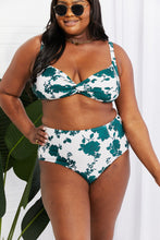 Load image into Gallery viewer, Take A Dip Twist High-Rise Bikini (Forest)
