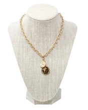 Load image into Gallery viewer, Double Royalty Coin Necklace
