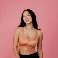Load image into Gallery viewer, Hannah Lace Bralette - Brick

